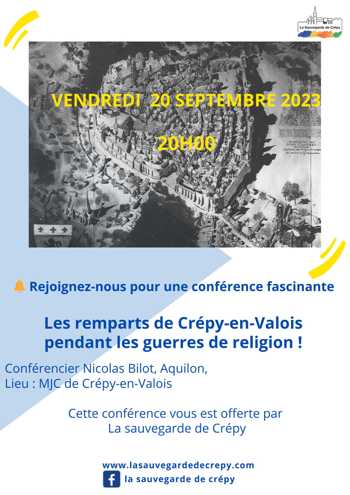 Journées du Patrimoine — conférence sur les remparts