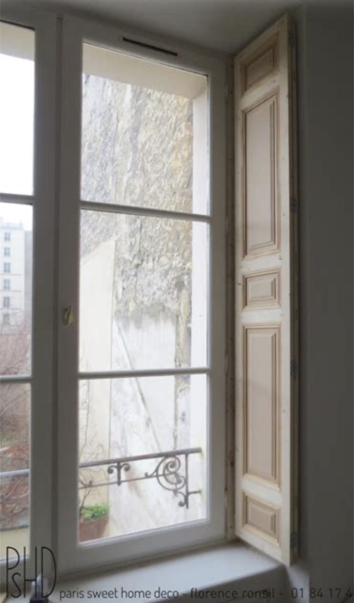 Exemple de volet intérieur plein