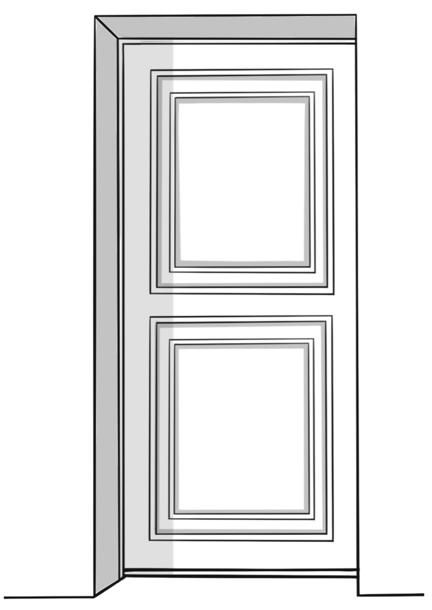 Exemple de porte pleine